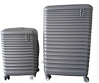 American Tourister 10-piece Luggage Set Silver Hardside Spinners Cubes New Tags