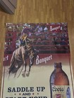 Coors Banquet    saddle Up   Start Your Legacy    Heavy Vinyl Banner     24  X 35 