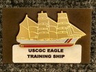 Us Coast Guard Eagle  wix 327  Lapel Pin   Tie Bar - 2 Items - Sailing Ship
