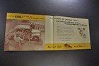 1949 Renault 4-door Sedan Sales Brochure Folder 4cv Excellent Original 49
