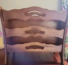 Magazine Rack Caddy French Country Farm Chippendale Cottage Regency Grannycore 