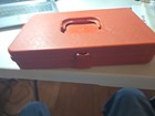 Wilson Wil-hold 13x8x2 5 Plastic Sewing Box Bobbin Thread Caddy - Rust Orange