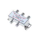4-way Coaxial Cable Splitter 5-2300 Mhz For Rg6 Rg59 Tv Antenna Multi-pack Lot