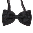 Italo Ferretti Nwt Pleated Cummerbund And Bow Tie Set Black Tonal Circles blue