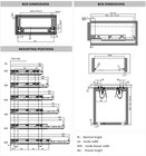 10 Pair Soft Close Undermount Full Ext  18 In 20 In Drawer Slides 100lb Solid