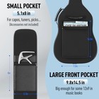 Gleam Acoustic Guitar Gig Bag - 0 35 Inch Foam Padding Fit 39-41 Inch  Waterp   