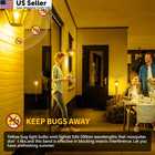 Kqhben Led Yellow Bug Light Bulbs -   4 Pack  - 2 36 X 4 33 Inches 