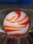 Super Rare Vintage Mint Christensen Agate Marble With Great Pattern   Color   