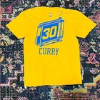 Adidas Nba Golden State Warriors  30 Steph Curry The City T-shirt Mens Medium