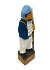 Vintage Hand Carved Wooden Folk Art Sea Sailor With Spear Nautical Figure 5   