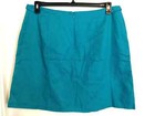 Alvin Valley Womens Knee Length Skirt 1x Plus Blue A List Waist Lined Pockets