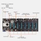 Btc-s37 Miner Mining Motherboard 8 Pcie X16 Graphics Card W  Cpu Ddr3 Vga Hdmi