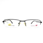 New Balance Nb409a-1 Eyeglasses Frames Black Brown Half Rim 52-17-135