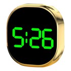 Mini Digital Clock Universal Led Digital Clock Car Dash Stick-on Clock Accessory