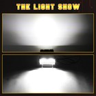 4  7inch Led 2400w Work Light Bar Flood Spot Combo Fog Lamp Offroad Driving Truck