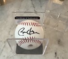 Barack Obama Signed Baseball President In Display Case Hologram W coa