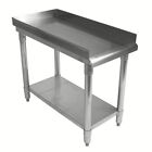  Stainless Steel Equipment Grill Stand Table With Adjustable Undershelf 24 x12  