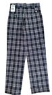 Dickies Men s Work Pants Checkered Print Regular Fit Size 28x32 Black Multi