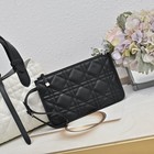 Soft Ivory Quilted Tote Adjustable Drawstring With Separate Black Clutch Set