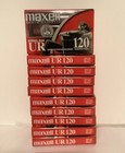 10 Maxell Ur 120 Minute Normal Bias Blank Media Vintage Audio Cassette Tapes 