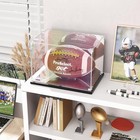Football Display Case With Mirror Back And Base  Acrylic Display Case For Ful   
