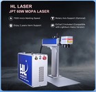Hl Laser 60w Jpt Mopa M7 Fiber Laser Marking Machine Metal Jewelry Engraver