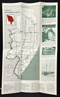 1960s Menominee County Scenic Upper Pennisula Up Michigan Vtg Travel Brochure