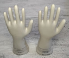 2 Vintage 1990 s General Porcelain Hand Glove Mold Trenton Nj Small 12 tall