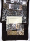 18 Piece Bath Rug Set Leopard Brown Bathroom Rugs Zebra Shower Curtain Mat ri   