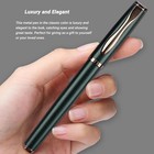 Penagic Luxury Rollerball Pen  Black Ink  Fine Point  Unisex 