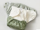 Esembly Inner Organic Cotton Reusable Infant Diaper - Size 1 - 3ct Nwot