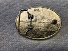 Vintage Michigan State Seal Brass Tone Belt Buckle