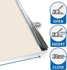 Palace Learning 3 Pack - Dumbbell Workout Posters For Home With Plastic Frame 
