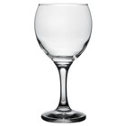 Classic Crystal Clear Stemmed White Wine water Drinking Glass  8 Oz  Set Of 4