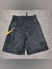 Nike Dri-fit Athletic Shorts Black   Orange Small
