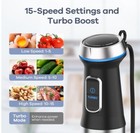 Licuadora De Mano Manual Portable Personal Juego Accesorios Cocina 6 In 1 Poten