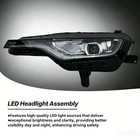 For Camaro 2019 2024 Full Led Headlight Drl Black Housing Right Passenger Side