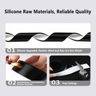 Self Adhesive Black Silicone Rubber Sheet Can Be Freely Cut Anti-skid Sheet