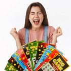 10 Fake Lottery Tickets And Scratch Off Cards That Look - Winning  500k -  200k