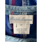 Ralph Lauren Baby Boys Size 3m Multicolor Madras Plaid Romper One Piece