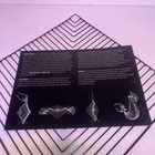 Square Wave Kinetic Wind Spinner  Magical Calming Art Piece By Ivan Black Purple
