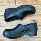 Dankso Professional Clogs Comfort Shoes Black Leather Size 41