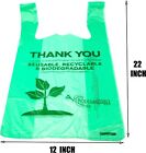 Bags 1 6 Large 22 X 6 5 X 12 Biodegradable T-shirt Plastic Grocery Shopping Bags