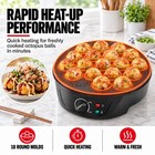 Premium Non-stick Takoyaki Maker  18 Cavity Octopus Ball Making Machine