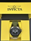 New Invicta Aviator Skyshock 39310 50mm Green Pilot Chrono Quartz Watch