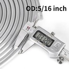 5 16  Od Aluminum Hard Fuel Line 16 Feet Hardline Tube Thickness Is 0 039 