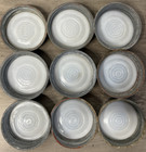 Numbered Mason Jar Zinc Lid Lot Of 9 In Good Condition See Photos