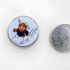 Vintage Tina Bunny Rabbit Enamel Lapel Hat Pin Bc