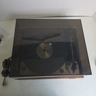 Dual 1229 Turntable With Dust Cover United Audio Lp Record Player Vintage As Is