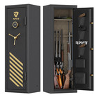10 Gun Fireproof Biometric Digital Safe For Pistols And Rifles  Black